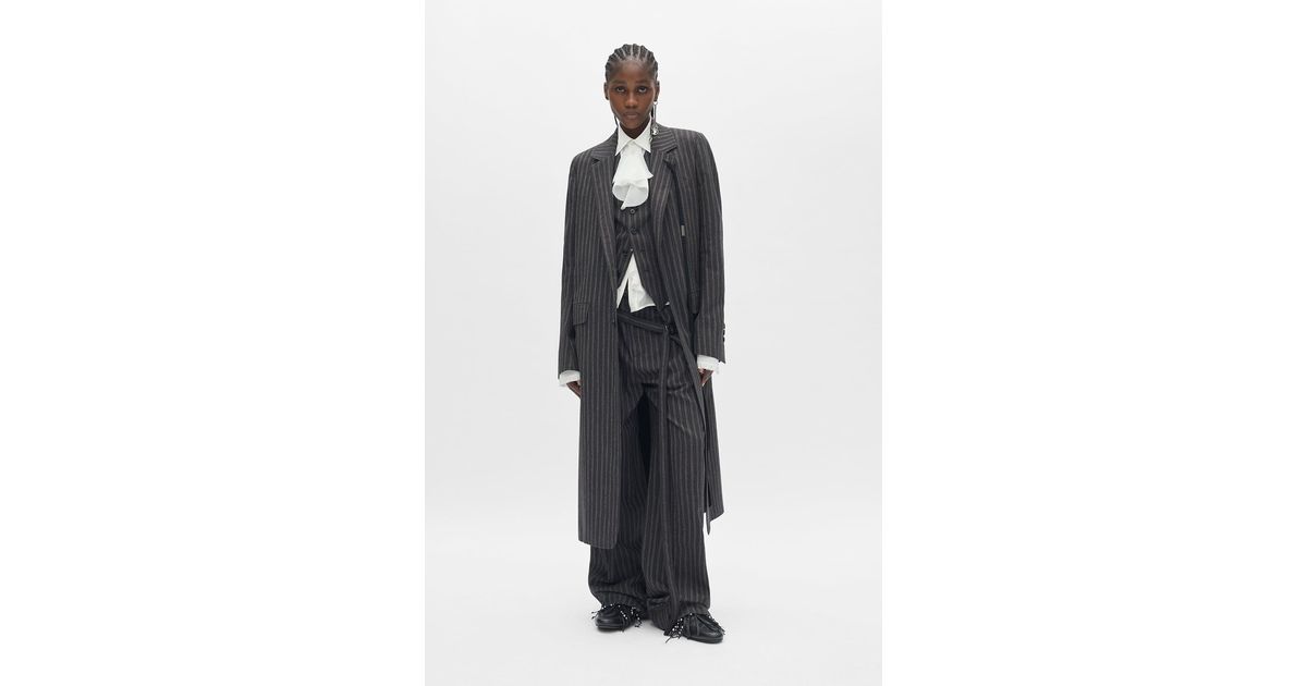 Ann Demeulemeester Nare Slim Fit Ruffle Shirt | Lyst