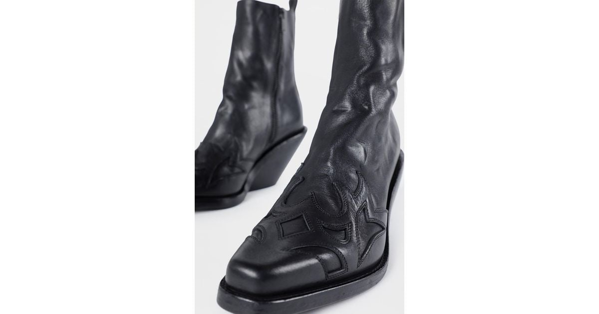 Ann Demeulemeester Heimo Ankle Boots in Black for Men | Lyst
