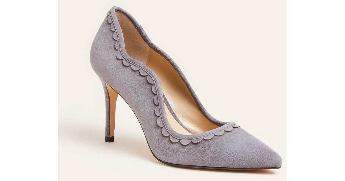 ann taylor suede pumps