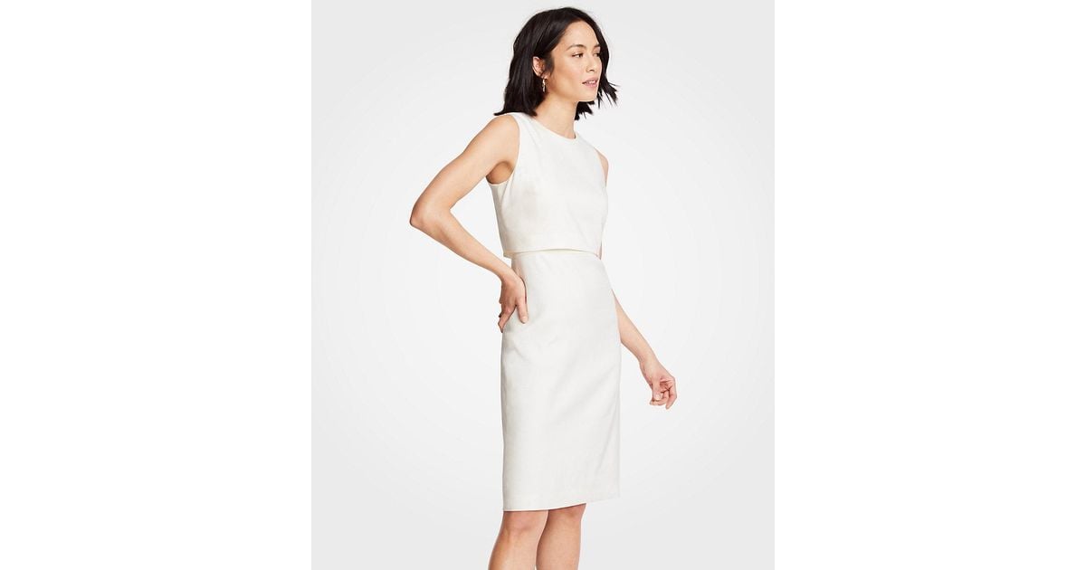 linen sheath dress