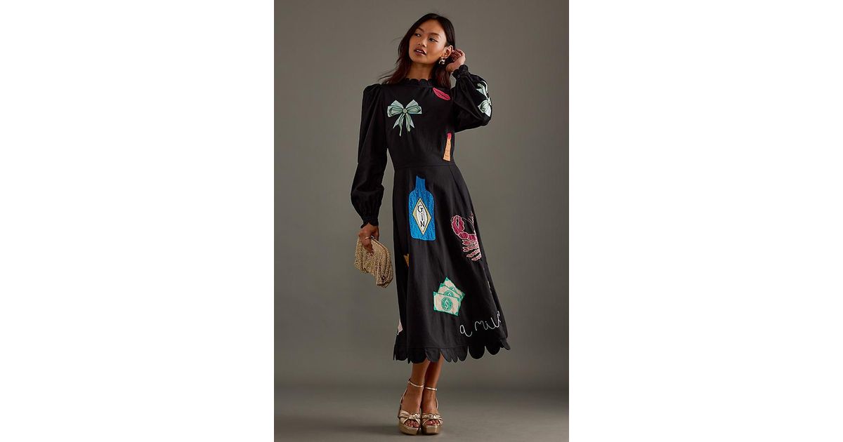 stella nova bead embellished dress Stella Nova Tiered Embellished Dress