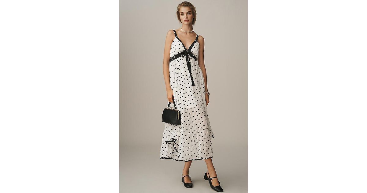 maeve sleeveless v neck midi slip dress The Hailey Sleeveless V-neck Pintuck Midi Dress