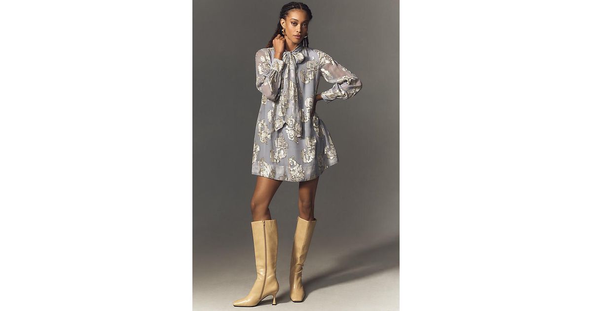 jacquard a line mini dress anthropologie Strapless Floral A-Line Dress 7443 – Sparkly Gowns