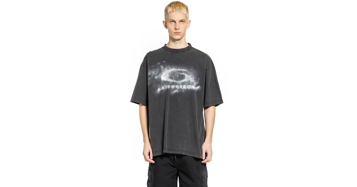 Balenciaga Crayon Loop T-Shirt in Black for Men | Lyst