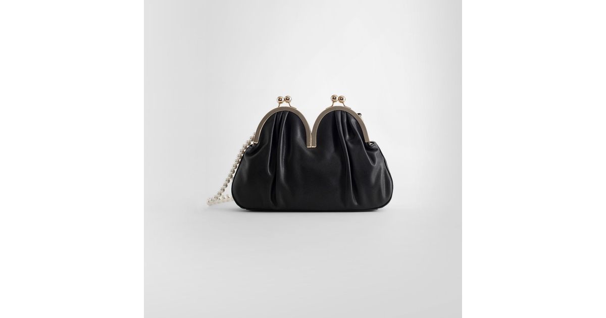 Simone Rocha Leather Shoulder Bags in Black | Lyst UK