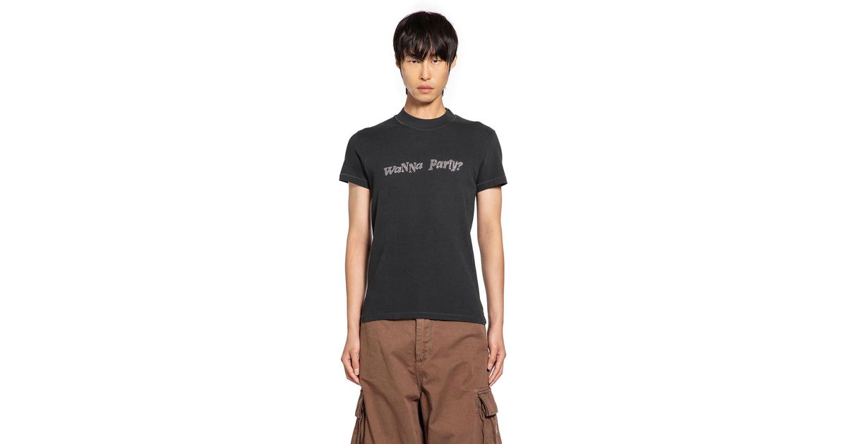 ERL Wanna Party T-Shirt in Black for Men | Lyst UK