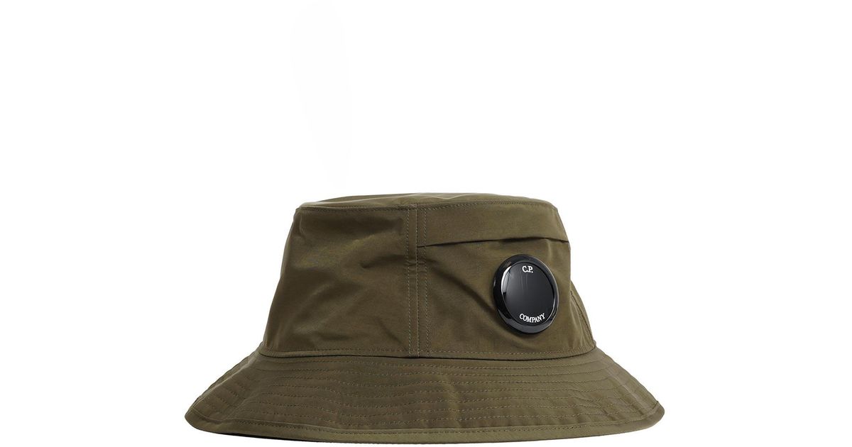 C.P. Company Chrome-R Lens Bucket Hat in Green for Men | Lyst