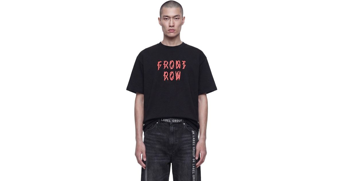 44 Label Group Drip Front Row T-Shirt in Black for Men | Lyst