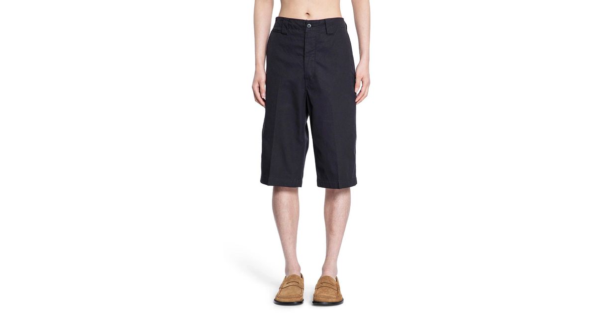 Visvim Wide Chino Shorts in Blue for Men | Lyst UK
