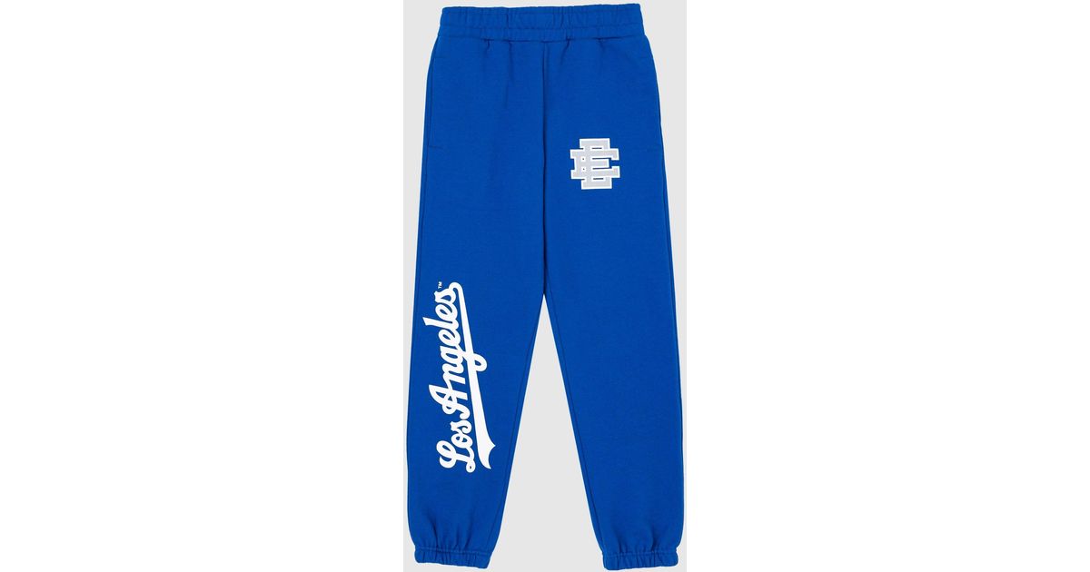 KTZ Eric Emanuel Dodgers Fleece Pants in Blue for Men | Lyst