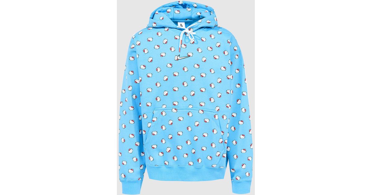 Nike Cotton Hello Kitty Hoodie in Blue for Men Lyst