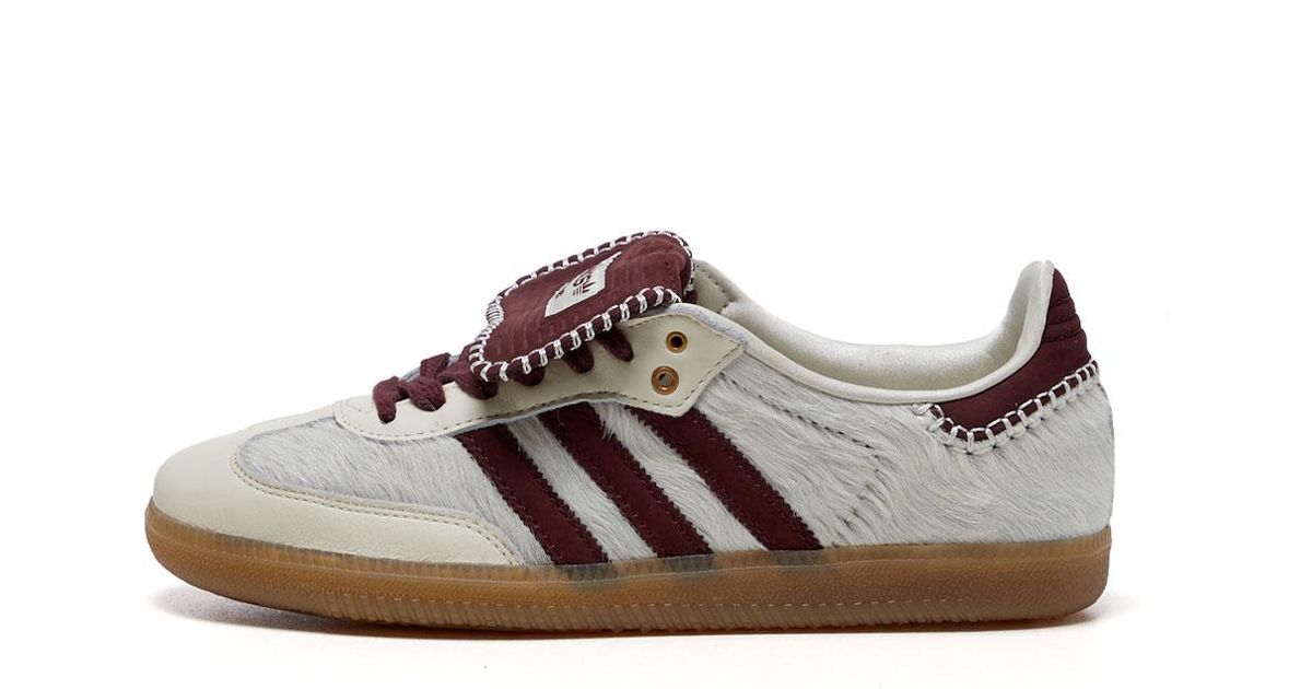 adidas Pony Hair Samba Trainers in Brown for Men | Lyst