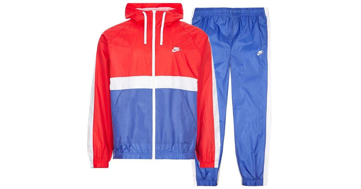 Nike Synthetic Club Woven Tracksuit Set in Blue for Men Lyst UK