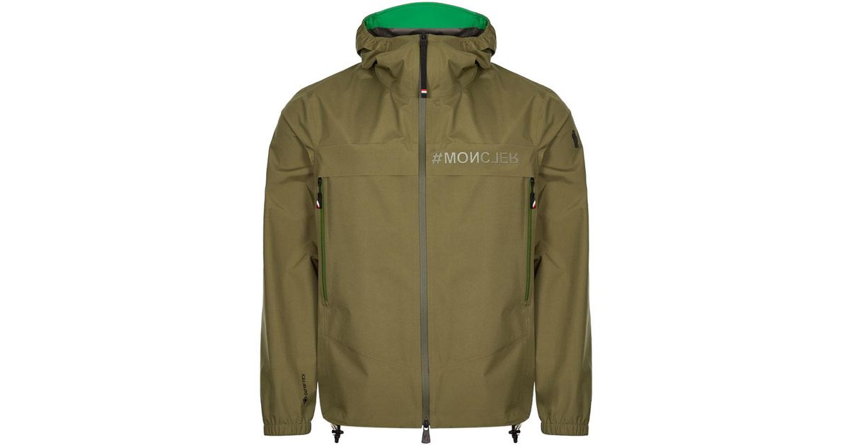 3 MONCLER GRENOBLE Shipton Gore-tex Jacket in Green for Men | Lyst
