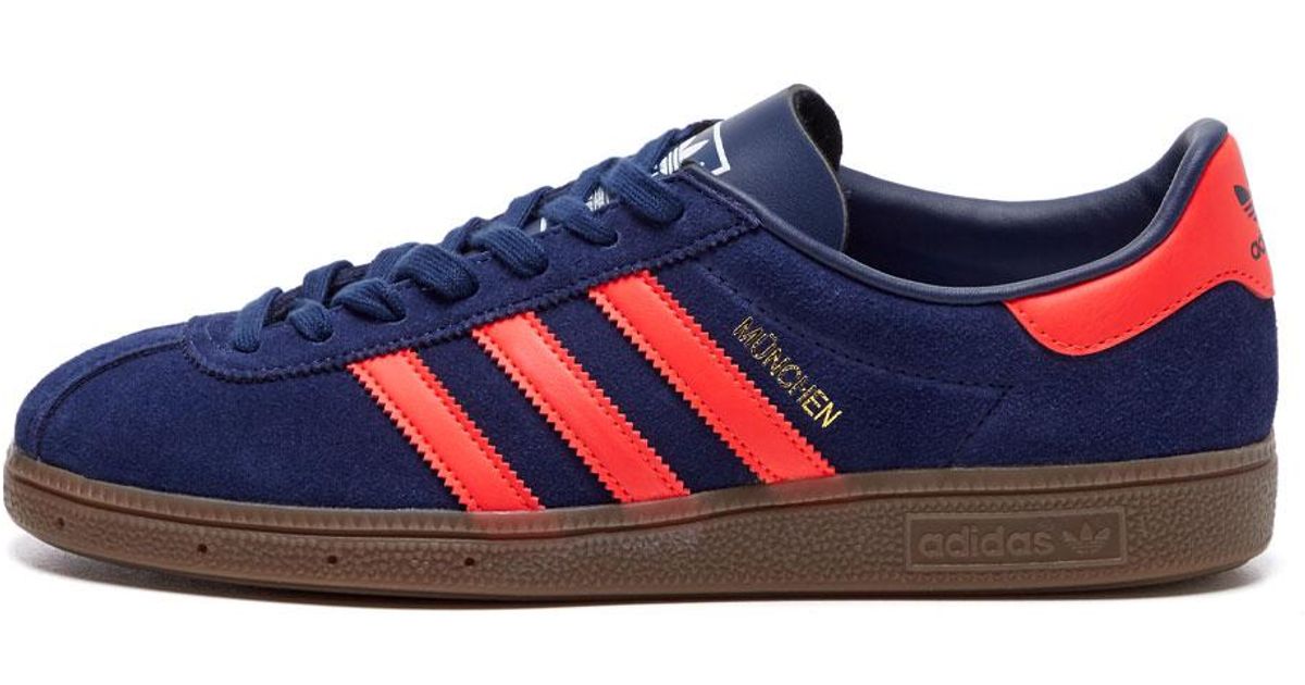 adidas Munchen Trainers in Blue for Men | Lyst