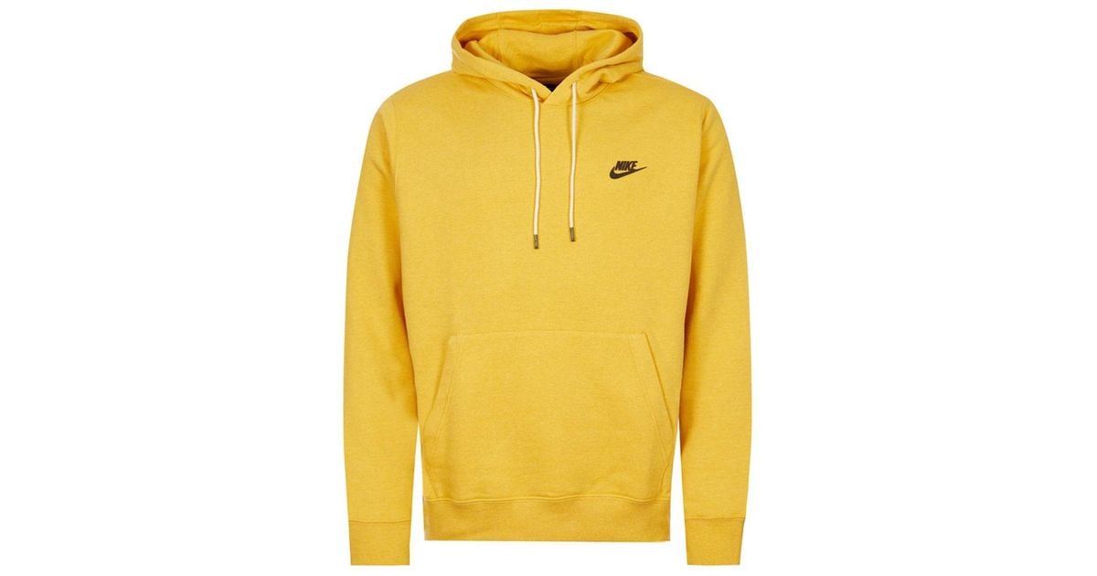 Nike Hoodie in Yellow for Men | Lyst
