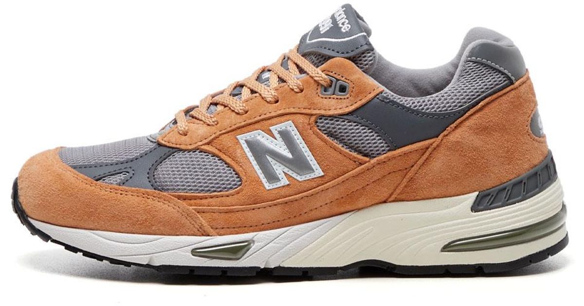 New Balance 991 Miuk Trainers in Brown for Men Lyst UK