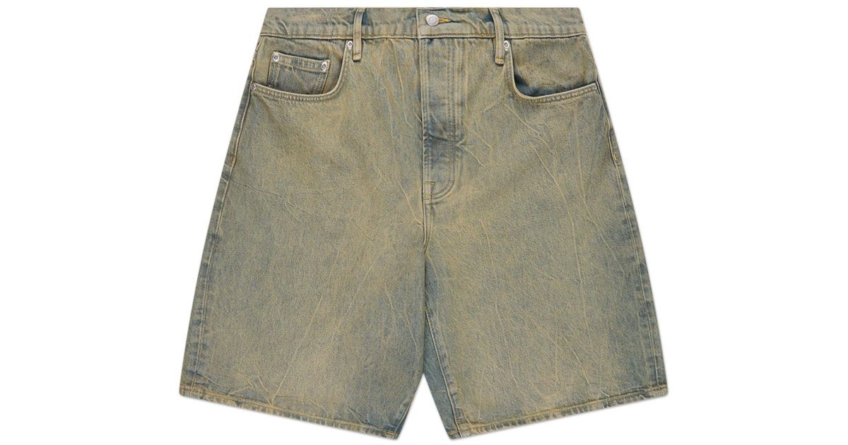 Stussy Denim Big Ol' Shorts in Green for Men | Lyst