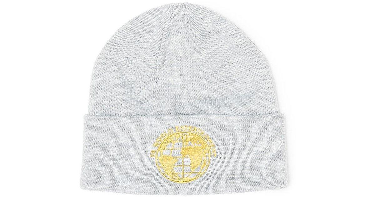 Fucking Awesome Fa World Entertainment Beanie in White for Men | Lyst