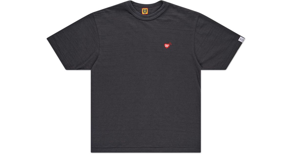 Human Made Heart Badge T-shirt in Black for Men | Lyst