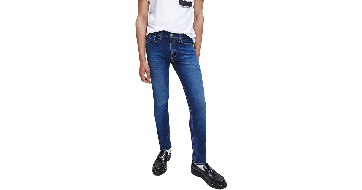 Calvin Klein Denim Ckj 016 Skinny Jeans in Blue for Men - Lyst