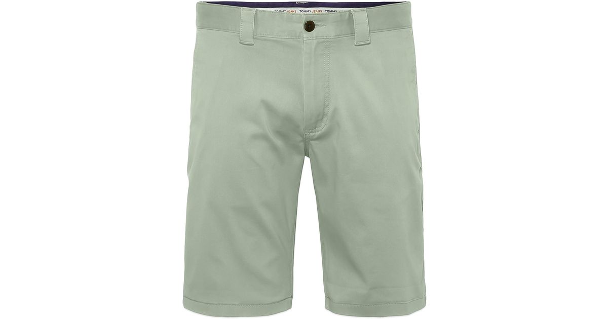 Tommy Hilfiger Tommy Jeans Scanton Chino Short in Green for Men | Lyst