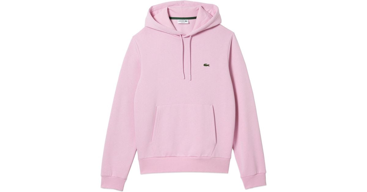 Lacoste Cotton Overhead Hood Sh9623 in Pink for Men | Lyst