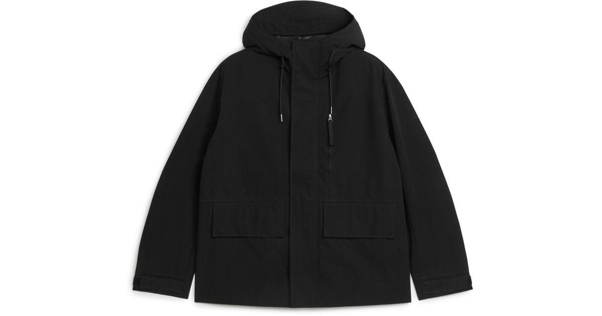 ARKET Short Utility Jacket in Black for Men Lyst UK
