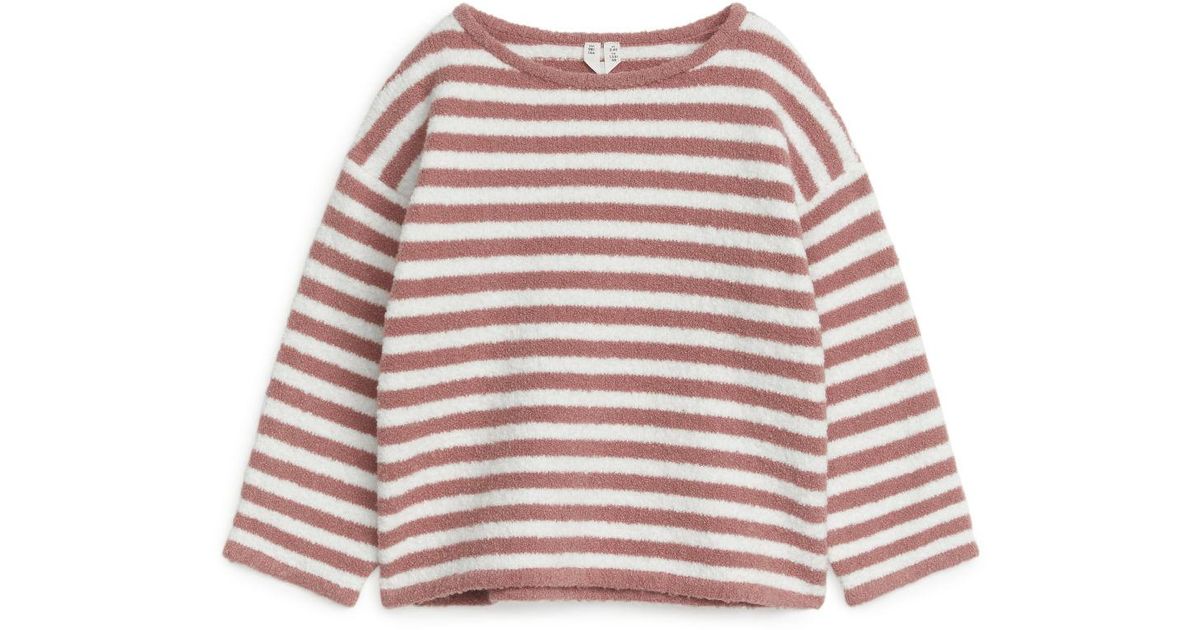 ARKET Striped Jumper in Pink Lyst UK
