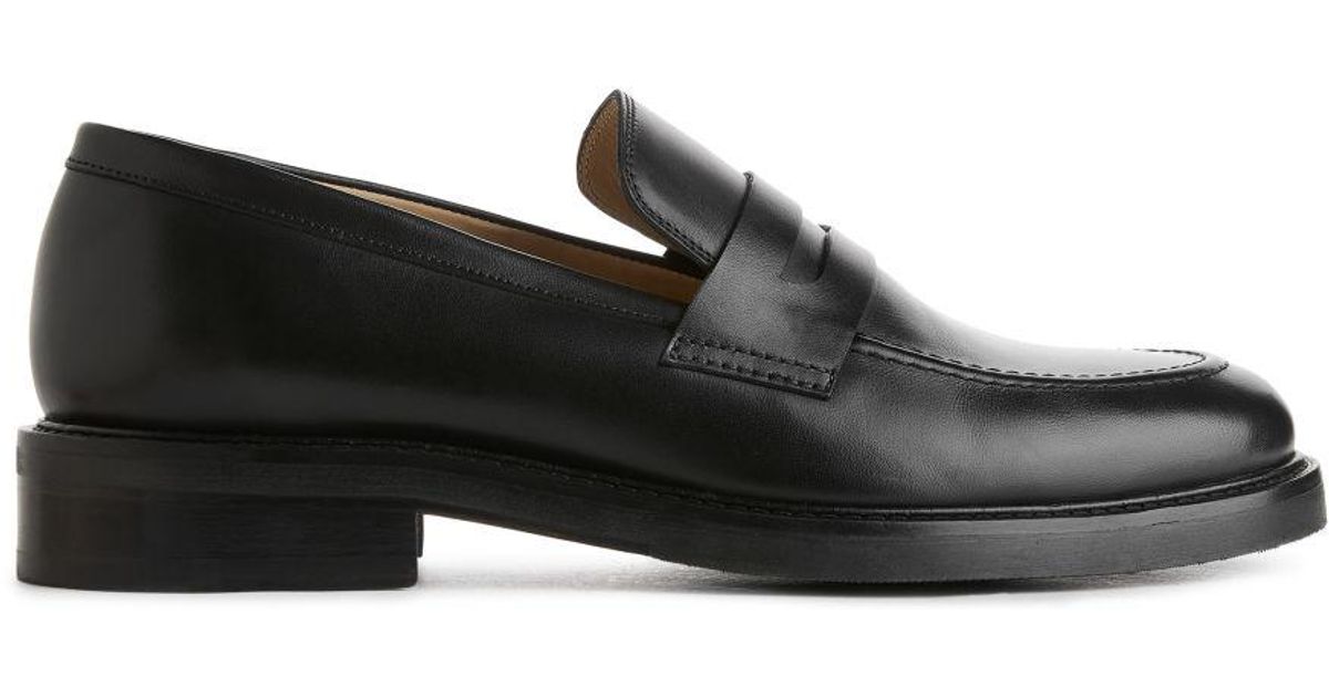 ARKET Penny Loafers in Black for Men | Lyst UK