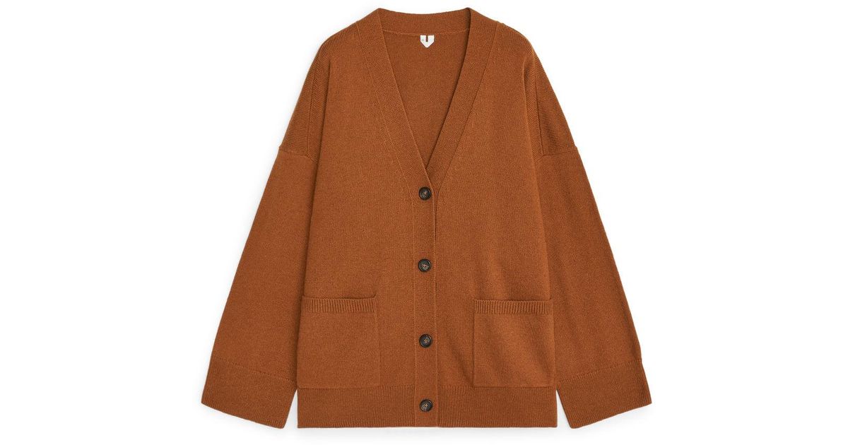 arket oversized cardigan