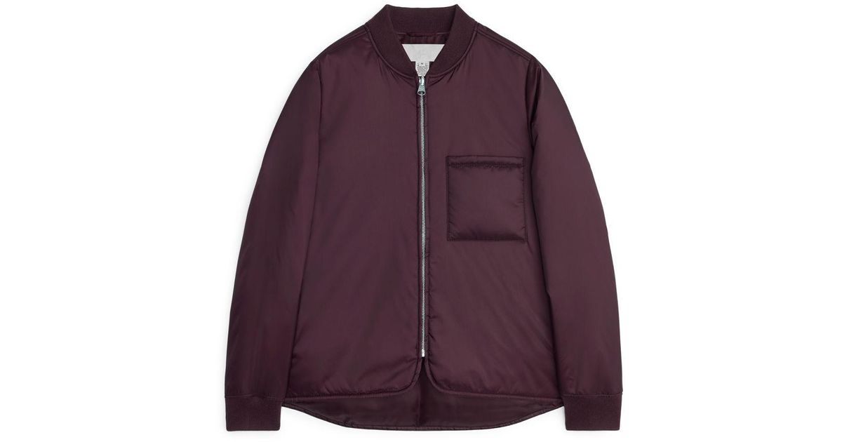 arket nylon liner jacket
