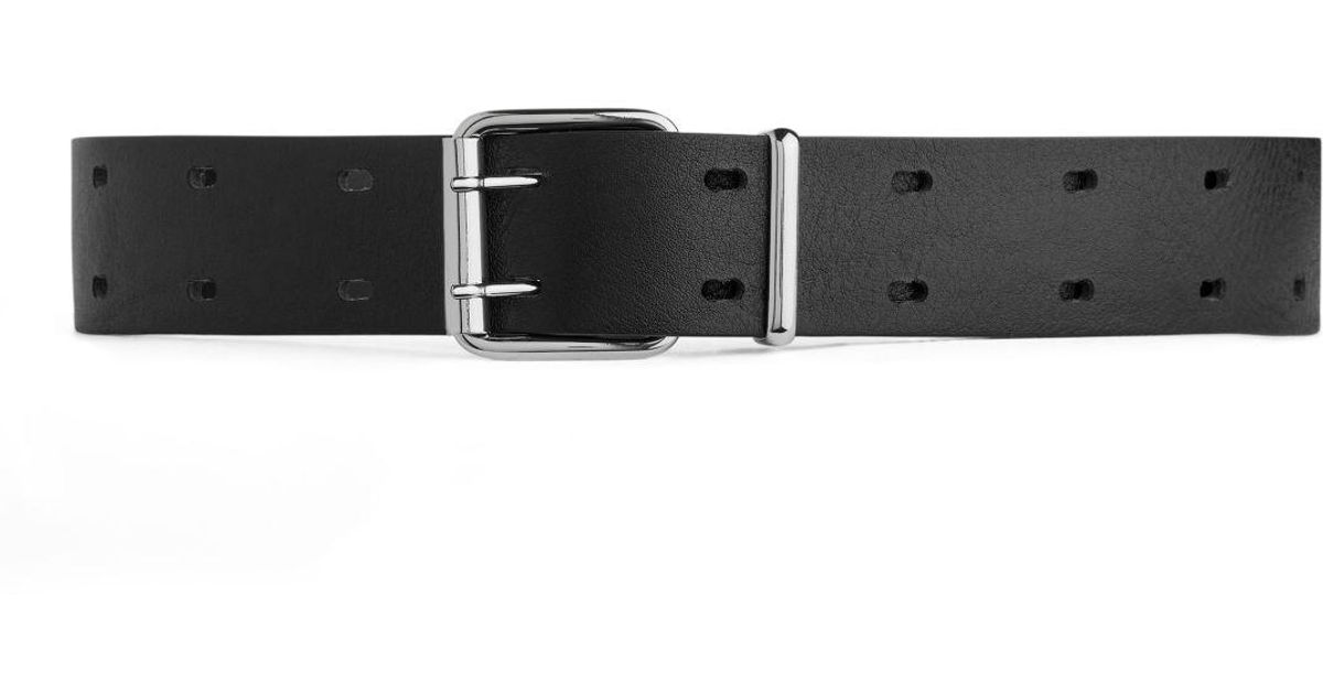 ARKET Wide Hip Belt in White Lyst UK