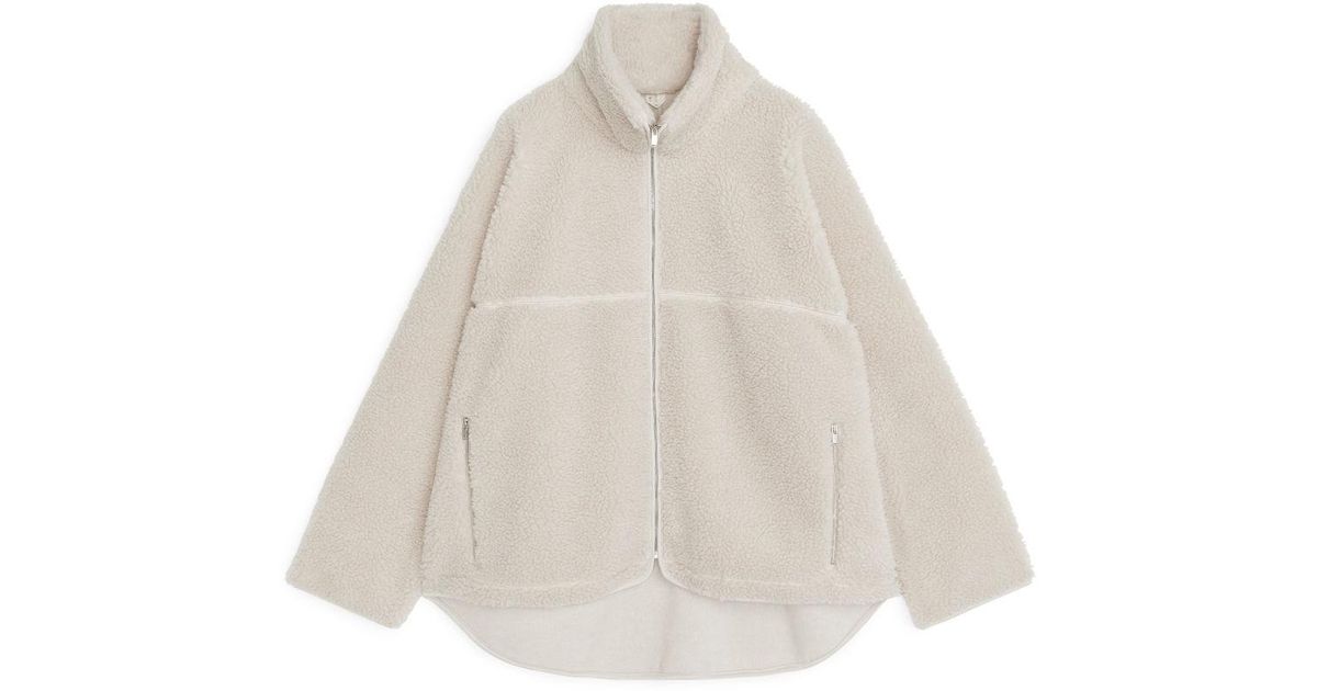 wool pile jacket