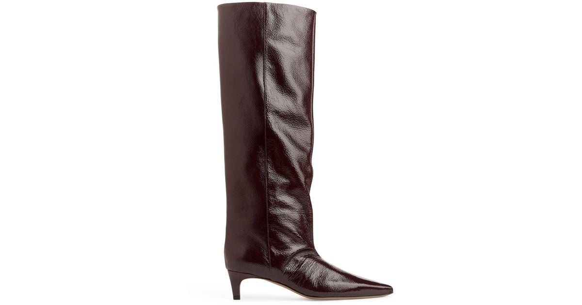 Arket high clearance heel leather boots
