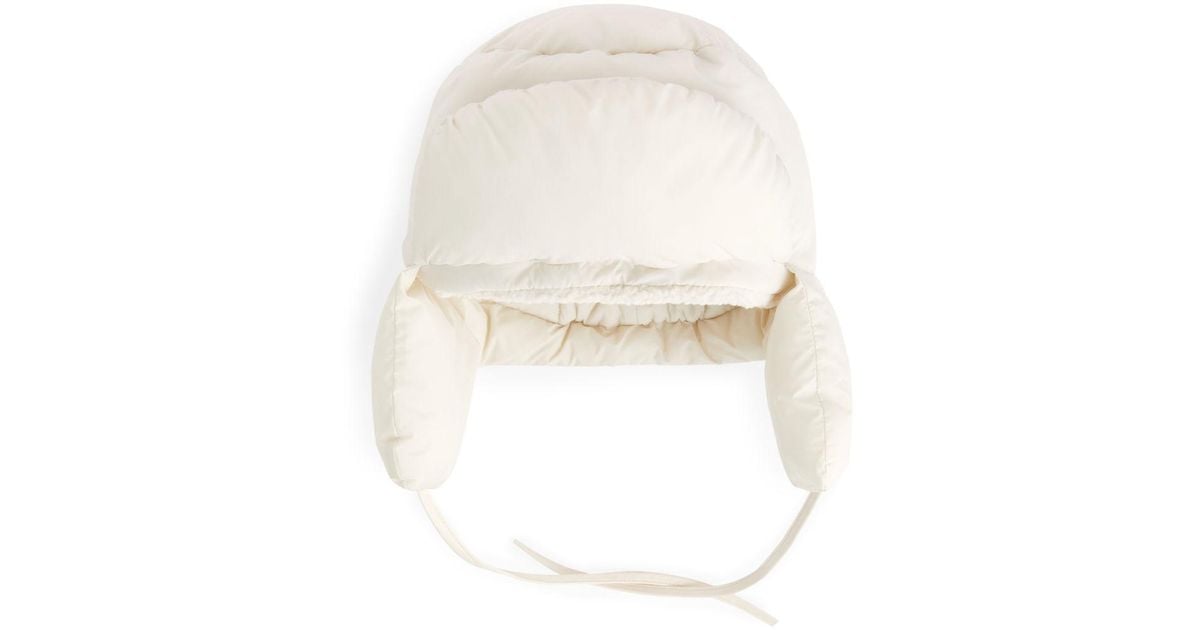 ARKET Padded Trapper Hat in White Lyst UK