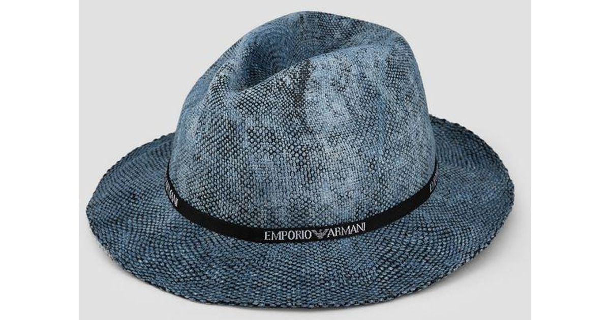 armani fedora hat