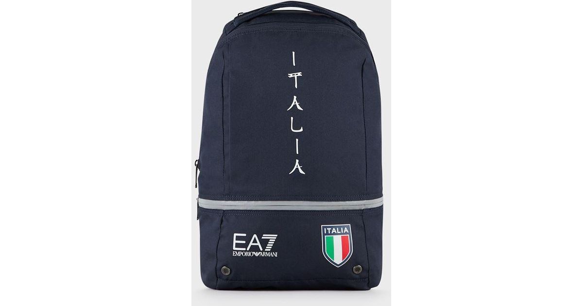Zaino Team Italia Olimpiadi Tokyo 2020Emporio Armani in Materiale sintetico  di colore Blu | Lyst