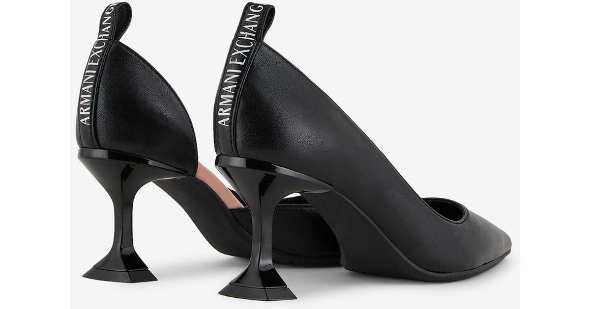 Armani Exchange Heels in Black | Lyst