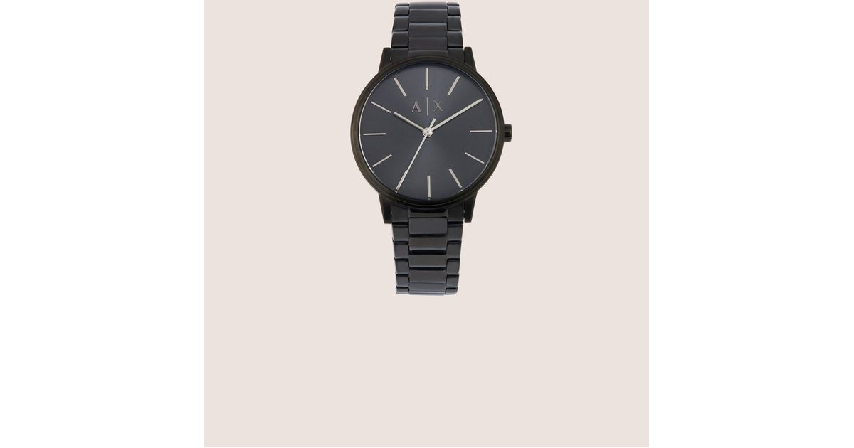 armani matte black watch
