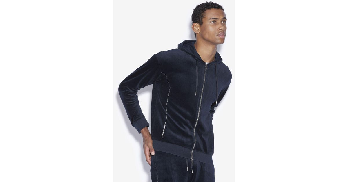 armani velvet hoodie