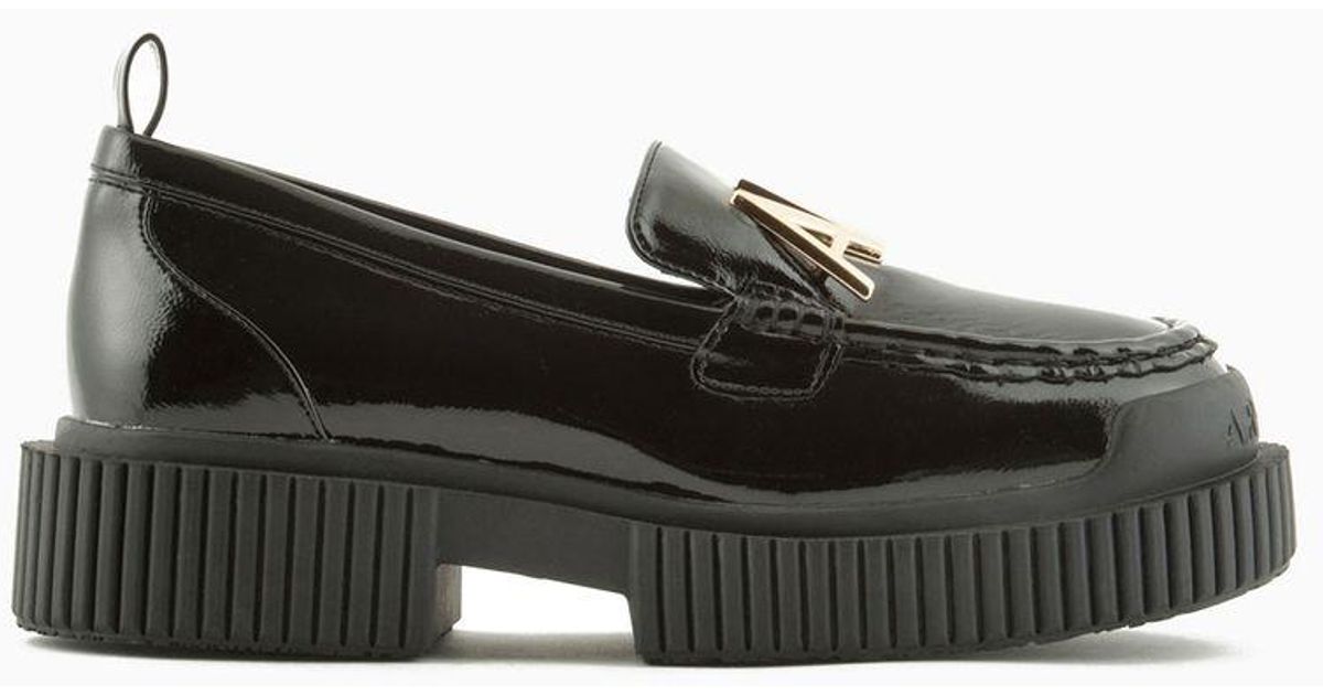 Armani Exchange Loafers in Black Lyst