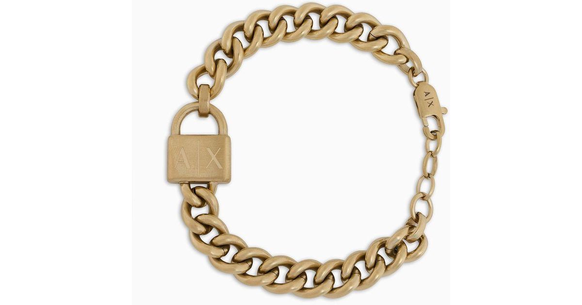 Armani Exchange AX2443 Hampton Skeleton Automatic Gold Bracelet| Goldie –  Κοσμηματοπωλείο Goldy