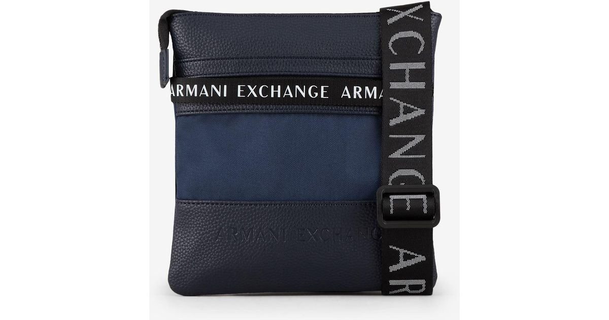 Armani Exchange Crossbody Bag In Black For Men Lyst