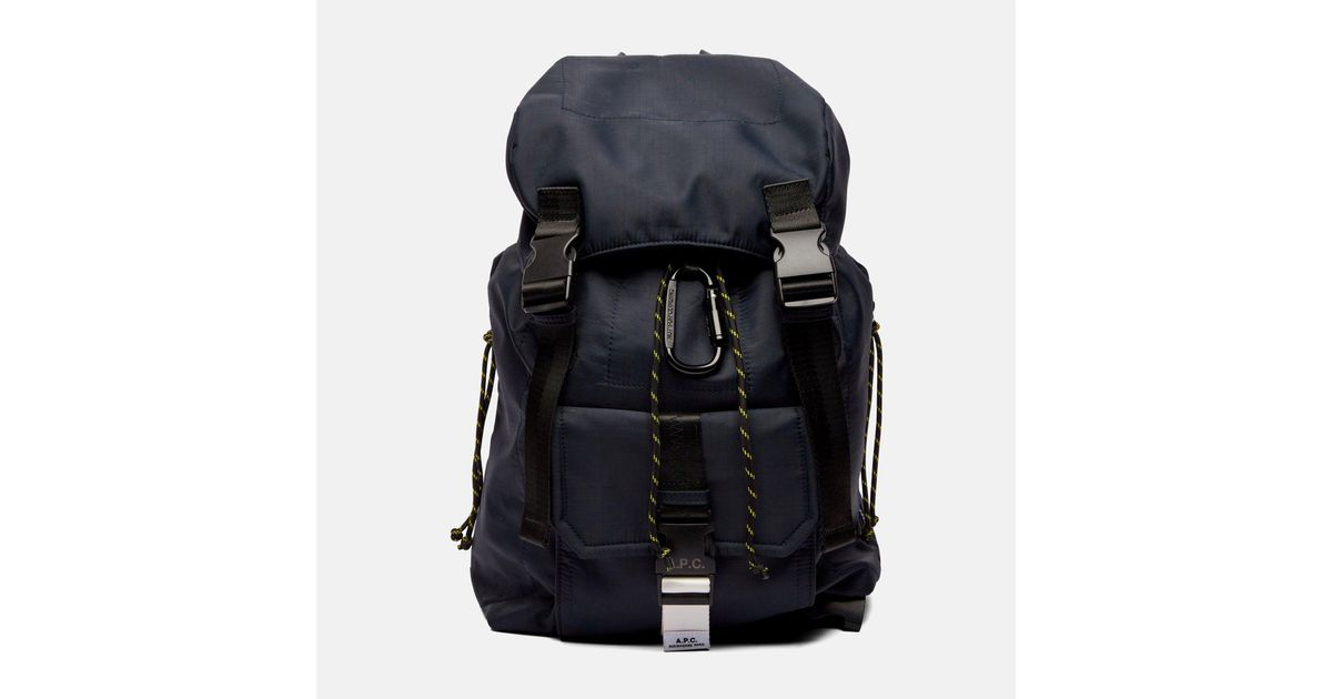 A.P.C. Trek Backpack (ripstop) in Black for Men | Lyst