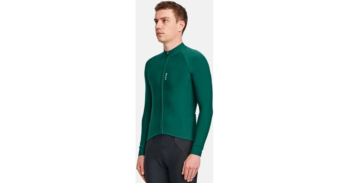 MAAP Training Long Sleeve Jersey in Green for Men - Lyst