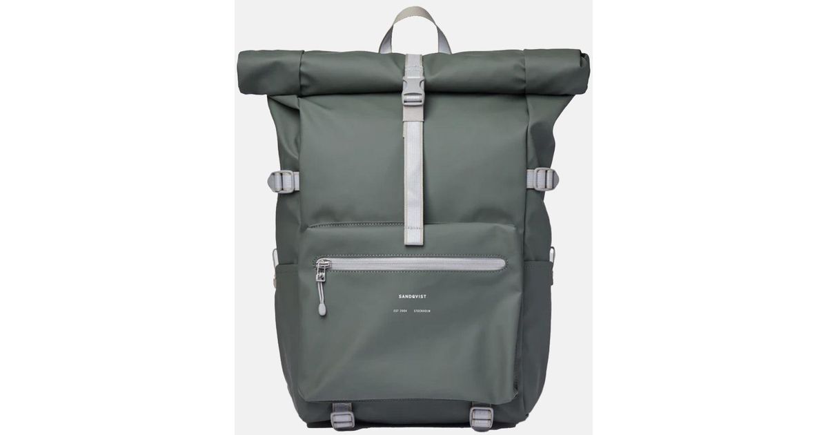 Sandqvist Synthetic Ruben 2.0 Rolltop Backpack (recycled Poly) in Green for  Men | Lyst
