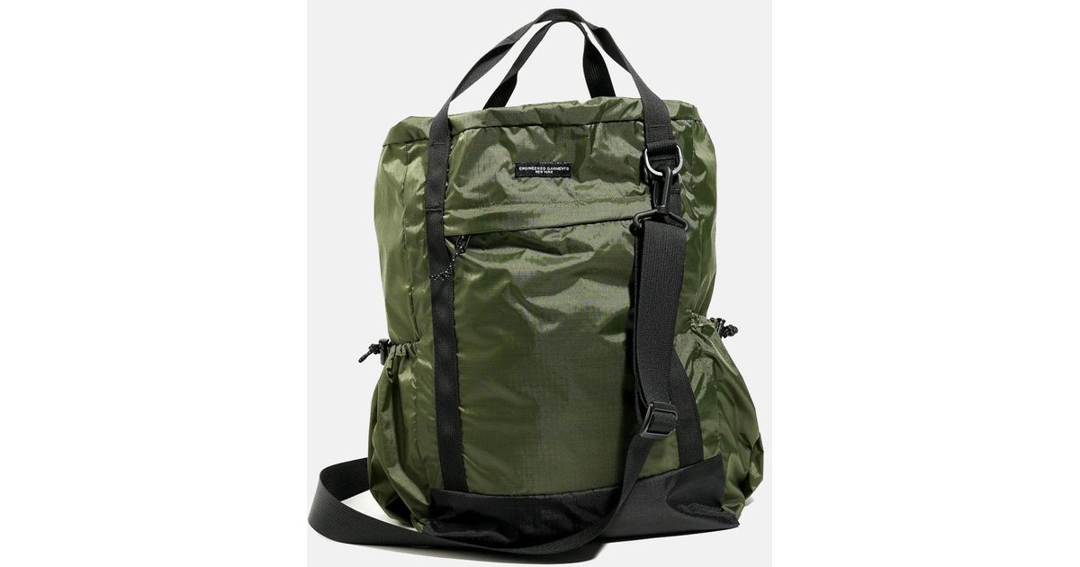 Engineered Garments Ul 3 Way Bag (nylon Ripstop) in Green for Men 