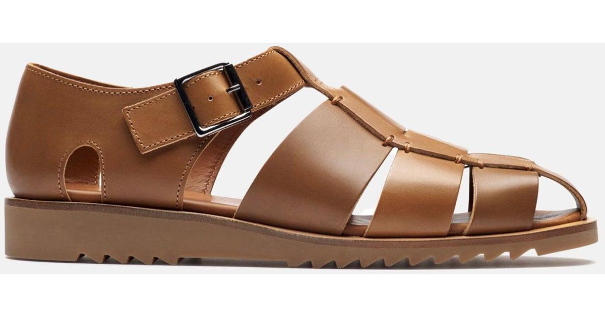 Paraboot Pacific Sandals (leather) in Brown for Men | Lyst