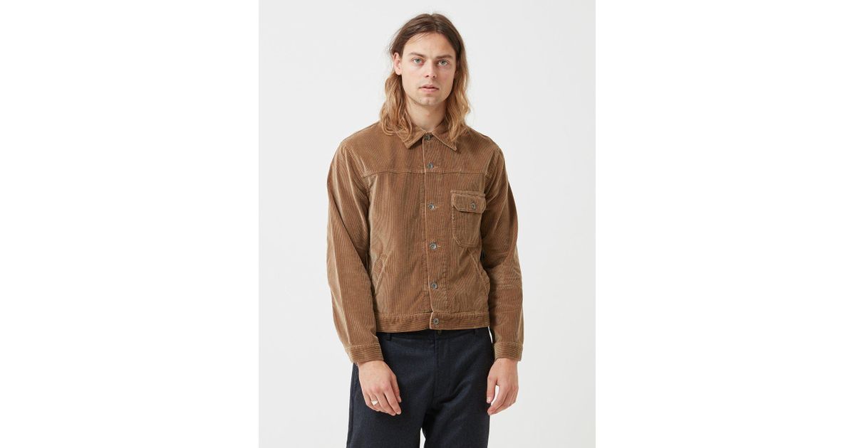 universal works trucker jacket